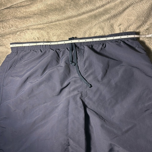 LL BEAN Swim Trunks Shorts Mens Large Blue Lined Classic Sports Supplex Stretch - Picture 7 of 7